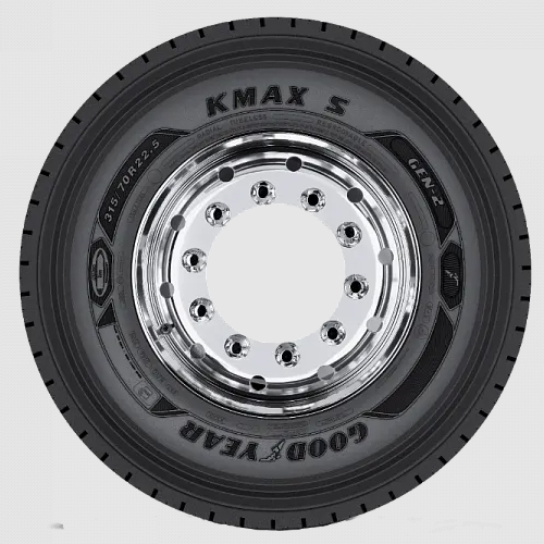 315/80R22.5 Goodyear KMAX S G2 156/150L 3PSF грузовые шины, рулевая ось